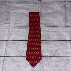 Tommy Bahama Silk Beach Chair Red Men's Tie